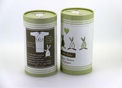 China Lovely Cylindrical Cardboard Box Paper Cans Packaging for Cosmetics / Toys / Baby Care Products for sale