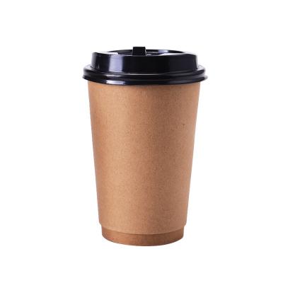中国 注文の印刷のロゴのペーパー コーヒー カップのアイス コーヒーのコップ 販売のため
