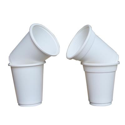 China taza de café helado libre de madera biodegradable de la taza de la maicena 8oz para las bebidas frías del café en venta