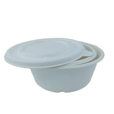 China 9oz Sugarcane Pulp Tek Bagasse Salad Bowl Fruit Cups Take Out Container for sale