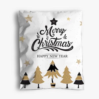 China El mensajero polivinílico Shipping Mailing Packaging de la Navidad doble de la cinta empaqueta con el logotipo en venta