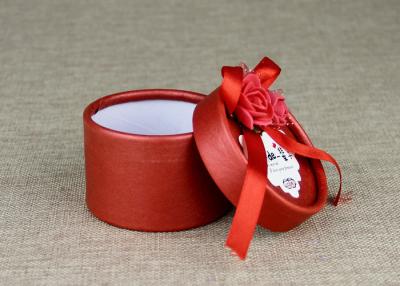 China La cinta extendida adorna la cubierta del papel de arte de la impresión en color de punto de la caja de la boda de la cartulina en venta