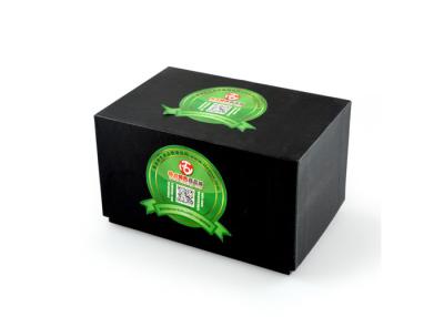 China preto Eco-amigável caixas de presente de papel recicl para relógios e ofícios à venda
