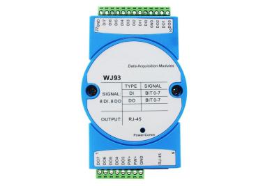 China LS-WJ93 8 Channels counter Input 8DO supports PWM output, MODBUS TCP module for sale