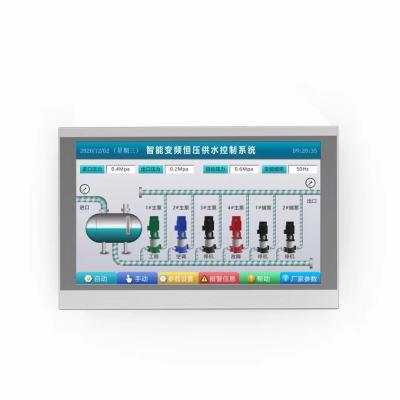 China 10Inch TFT LCD Person Machine Interface RS232 RS485 64MB RAM Modbus for sale