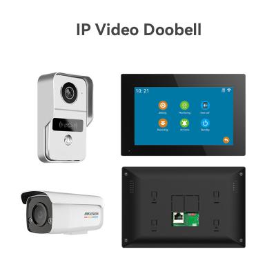 China Wireless WIFI Video Door Phone IP Doorbell Intercom System 1080P Wired Camera Night Vision for sale