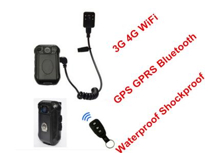 China GPS / GPRS Bluetooth WIFI Body Camera 130° Wide Angle Lens FCC Approved for sale