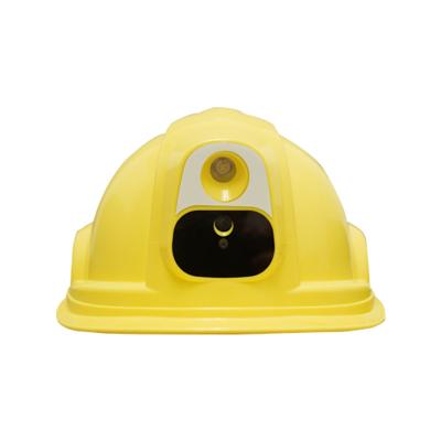 China Yellow Safety Helmet Camera ABS Widely Use In Motorcycle Mining Electric Construction Industry Blue Tooth SOS 3G 4G Wifi for sale