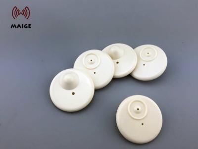 China EAS Retail Security Beige Color RF Hard Tag 8.2MHz R50 For Clothes Display for sale