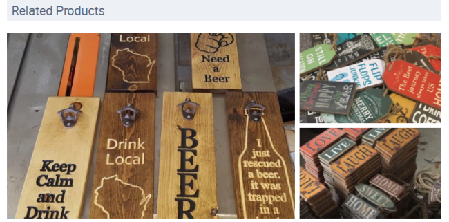 Vintage Style Wooden Wall Hanging Bottle Opener , Wall Beer Bottle Opener 6