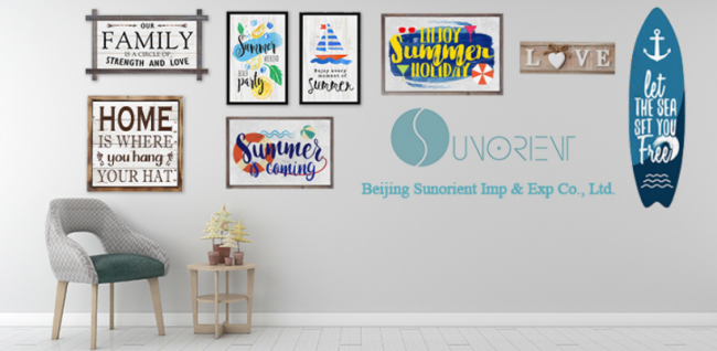 Eco Friendly Wooden Plaque Signs Customized Colors For Hotel Decoration 9