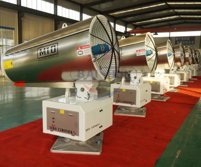 China Stainless Steel Fog Cannon Dust Suppression System With Diesel Generator for sale
