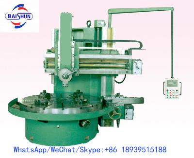 China Simple Operation CNC Vertical Lathe / Quick Single Column Vertical Lathe for sale