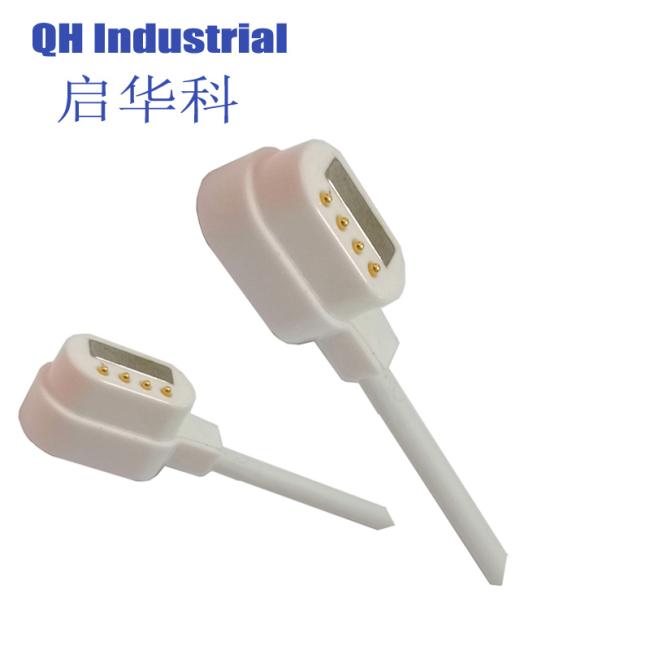 4Pin Czech Repubic PCB Terminal Magnetic Power Connector Smart Device Magnetic Pogo Pin Charger Connector