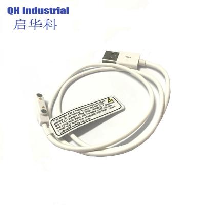 China 2Pin 7.6mm Pitch Gear Mobile Dip Magnetic Pogo Pin  Pogo Pin Charging  Ni Plating Tablet Dip Pogopin Pogo Pin for sale