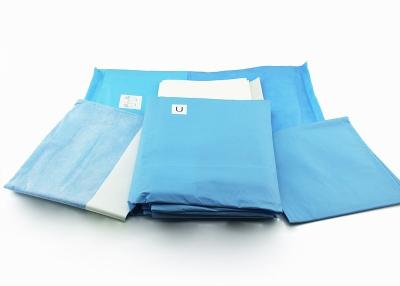 China Medical Sterile Surgical Packs Lower Extremity , Hand Leg Drape Angiography Pack for sale