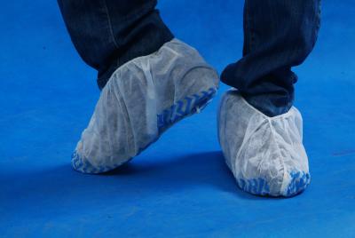 China A sapata descartável higiênica da proteção do assoalho cobre respirável para o local de trabalho da construção à venda