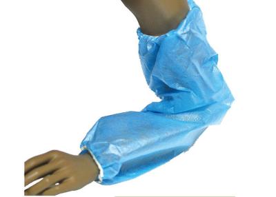China Laminated Disposable Arm Sleeves , Hand Made Waterproof Arm Sleeve Cover Elastic Cuffs for sale