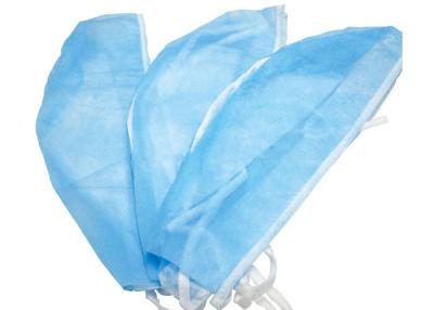 China Biodegradable Disposable Surgical Bonnets Polypropylene Nonwoven With Band Strap for sale