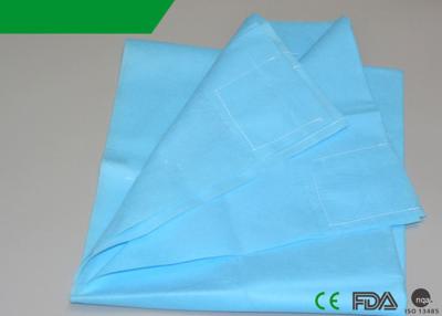 China Hospital Emergency Disposable Stretcher Sheets PP SMS Material Square Ends for sale