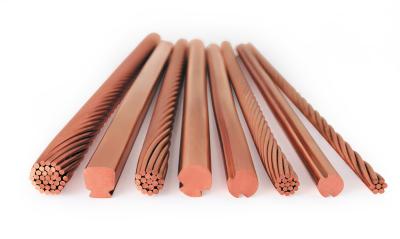 China Copper Contact Wire Custom Diameter Conductor Material Bare Copper for sale