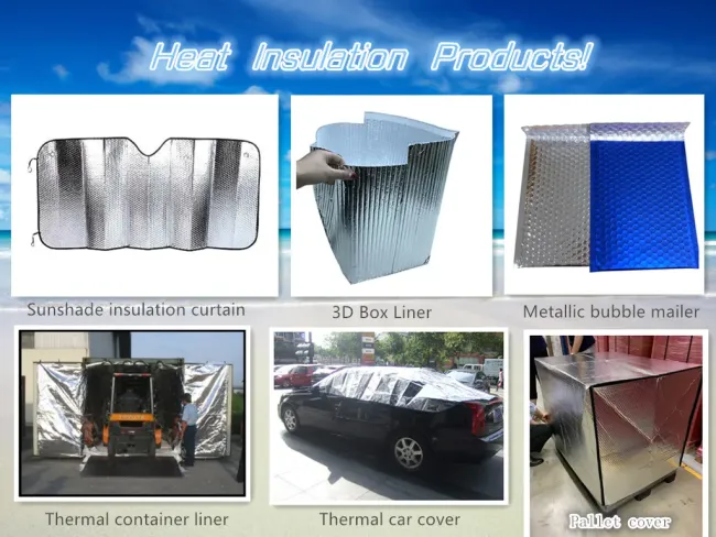 Heat Barrier Aluminum Foil EPE Foam Roof Thermal Insulation Material Heat Insulator Building Material