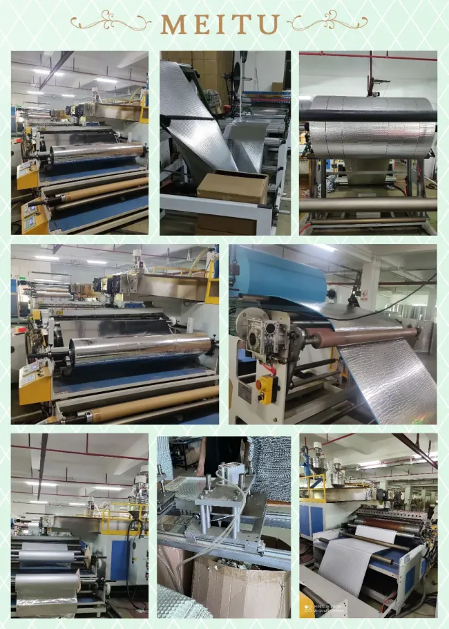 Eco Friendly Reflecting Easy Install Heat Resistant Insulation Foil Foam Thermal Insulation Material for Ceiling