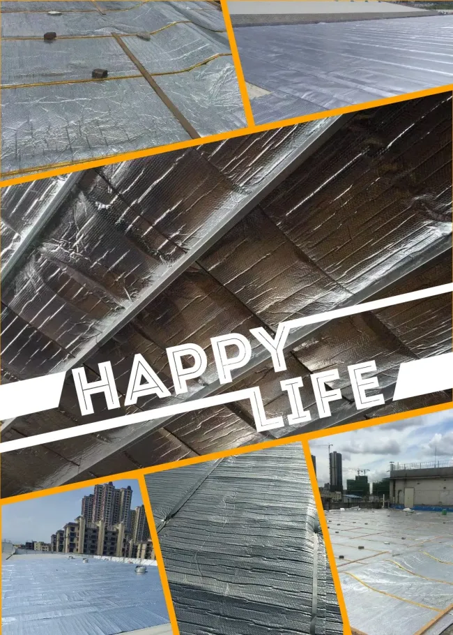 Aluminum Foil Blue EPE / XPE Foam Insulation Radiant Barrier Installation Roll
