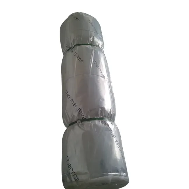 Basic Customization Sf19 Multi Layers Foil Bubble Woven Fabric Foam Radiant Barrier Silver Fireproof Thermal Insulation Blanket for Roofing / Wall / Ceiling