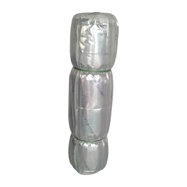 Basic Customization Sf19 Multi Layers Foil Bubble Woven Fabric Foam Radiant Barrier Silver Fireproof Thermal Insulation Blanket for Roofing / Wall / Ceiling