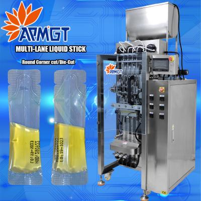 China Multi Food Lane Honey Ketchup Paste Chocolate Paste Sacue Paste Filling And Packing Machine for sale