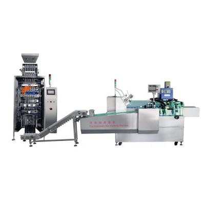 China Multi - Function Automatic Food Packaging Machine With Boxing Machine en venta