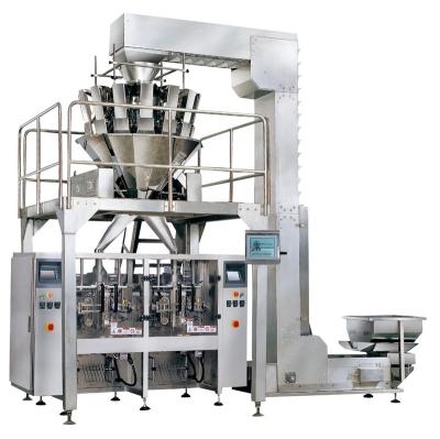 China Multi Head Dry Food Packaging Machine , Peanut Rice Weighing Packing Machine for sale