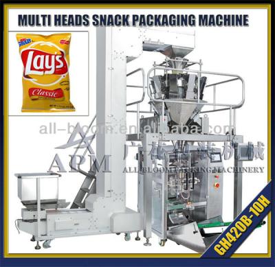 China Puff Food Weighing Packing Machine For Plastic Package Pouch Bags for sale