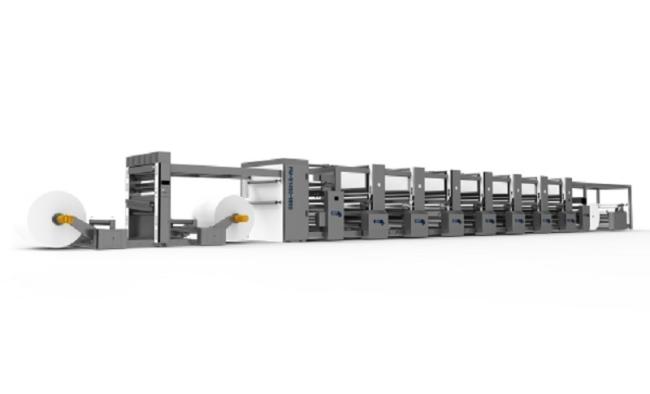 Wide Range Water Based Ink Flexo Press Equipment