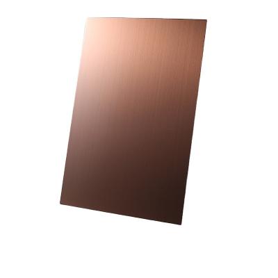 China Wire Drawing Board Coloured Brushed Stainless Steel Plate Mirror Sheets for sale
