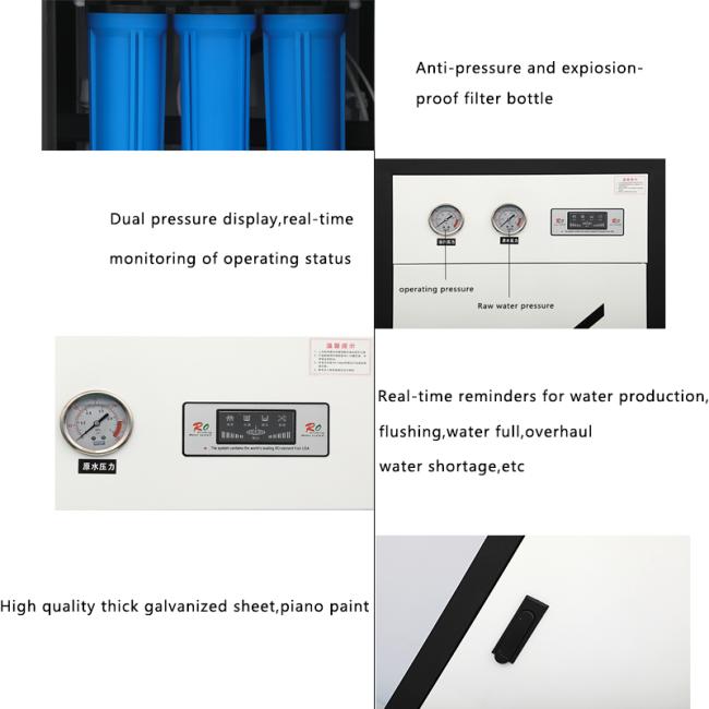 Commercial RO system installation setup
