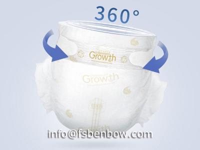 China Taped Diaper Eco Friendly Dry New Born Quality Baby Taped Diaper for sale