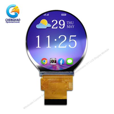 China 300nits SPI Circular Tft Lcd Display 40P Open Frame Lcd Module for sale