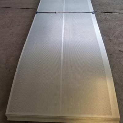 China 450mm Punched Steel Mesh 0.2mm Thick Perforated Metal Screen Panels for sale