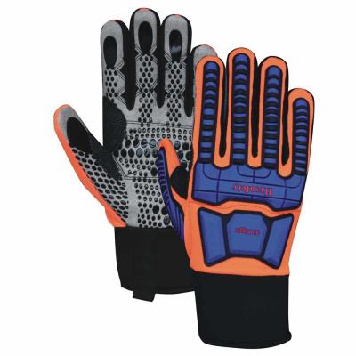 China Heavy Duty Demolition Grip Impact Resistant Gloves AATCC Grade 6 Waterproof for sale