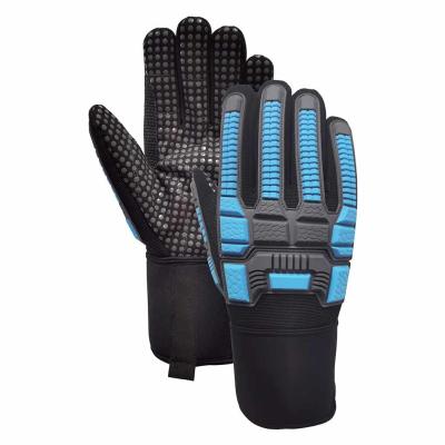 China Powerful Grip  TPR Impact Resistant Gloves For Oil & Gas Industry for sale