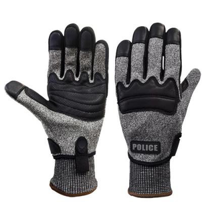 China ISO13997 Level F& ANSI CUT A9 Cut Resistant Welding Gloves Grey Color for sale