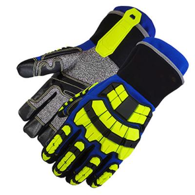 China 4544FP EN388 2016 Heavy Duty Rescue Extrication Gloves Cut Resistant ANSI Cut Level A8 for sale