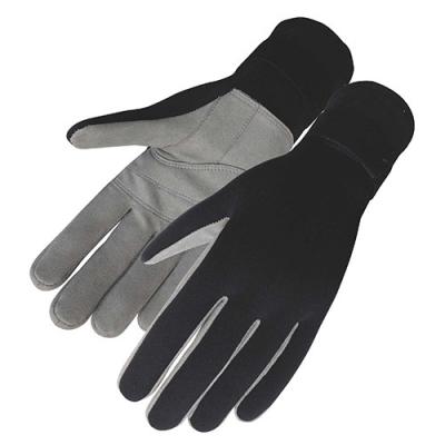 China Double Layered Water Rescue Gloves Synthetic Leather Neoprene Material for sale