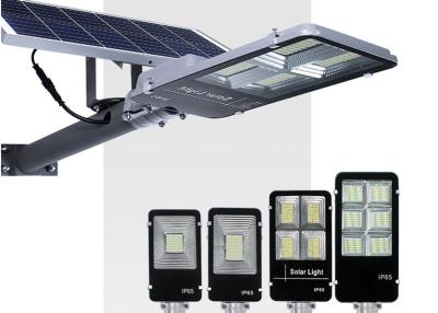 China 50/100/200/300w conduziu a luz de rua com painel solar, lâmpada de rua posta solar à venda