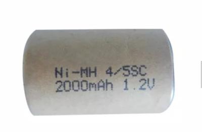 China 1.2V 4/5SC Size NiCd Rechargeable Batteries 1200mAh Sub C Nicd Battery Cell for sale
