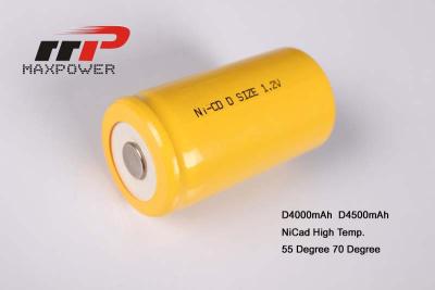 China 1.2v Annunciator Sub C NICAD Batteries D4500mAh , Flat Battery Pack for sale