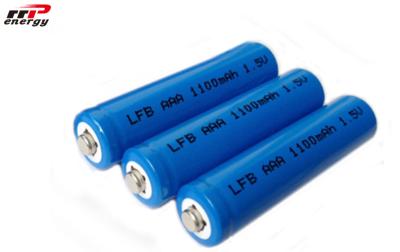 China LFB Primary Lihium Battery 1.5V AAA1100mAh Capacity LiFeS2 FR03 / LR03 / L92 / R03 for sale