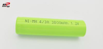 China 4/3A 3800mAh NIMH Rechargeable Batteriese 17670 NIMH 800 Cycles One Year Guarantee for sale